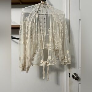 Rebellion White Lace Top